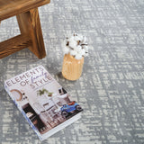 Machine Washable Frances Grey/Ivory Rug