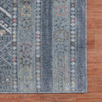 Machine Washable Alden Blue/Ivory Rug