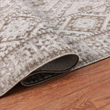 Machine Washable Alden Beige/Brown Rug