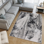 Machine Washable Cooper Ivory/Charcoal Rug