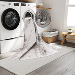 Machine Washable Cooper Ivory/Brown Rug