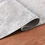 Machine Washable Cooper Beige/Blue Rug