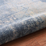 Machine Washable Cooper Blue/Beige Rug