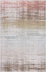 Machine Washable Nash Ivory/Brown Rug