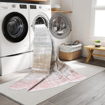 Machine Washable Nash Ivory/Brown Rug