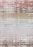 Machine Washable Nash Ivory/Brown Rug