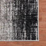 Machine Washable Nash Charcoal/Ivory Rug