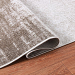 Machine Washable Nash Brown/Ivory Rug