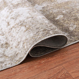 Machine Washable Avery Brown/Ivory Rug