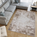 Machine Washable Avery Brown/Ivory Rug