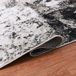 Machine Washable Avery Ivory/Charcoal Rug