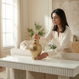 Ella Gold Lattice Ginger Jar (Multiple sizes)