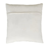 Brix Throw Pillow, Ivory (18"x18"x3")