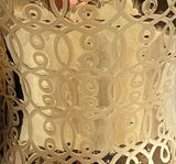 Hudson Gold Ceramic Scroll Ginger Jar (Multiple sizes)
