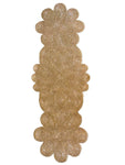 Liza beaded scalloped runner Size: 36"x12.5" (Multiple colors)