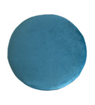 Modern Elan Round Tufted Velvet Ottoman,(16"x16"x17")