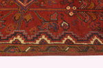 Fine VTG Jamison Rusty-Red/Navy Rug, 7'9" x 11'2"