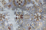 Fine Galaxy Khurshid Ivory/Blue Rug, 8'1" x 10'1"