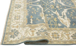Oushak Hailey Grey-Blue/Ivory Rug, 7'10" x 10'0"