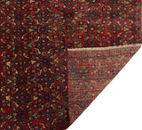 Semi Antique Aaus Red/Blue Rug, 3'9" x 6'0"