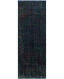 Vintage Tahirah Green/Blue Runner, 3'6" x 9'9"
