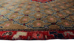 Vintage Alta Brown/Red Runner, 4'2" x 8'9"