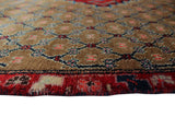 Vintage Alta Brown/Red Runner, 4'2" x 8'9"