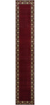 Vintage Elwin Purple/Beige Runner, 2'8" x 14'10"