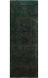 Vintage Ezell Blue-Grey/Green Runner, 4'0" x 11'9"