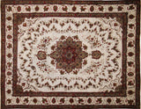 Vintage Kelsi Ivory/Red Rug, 9'10" x 12'8"