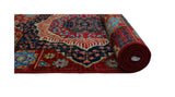 Aria Delia Red/Blue Runner, 2'7" x 9'9"