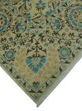 Aria Marilynn Ivory/Lt. Blue Rug, 8'0" x 9'10"