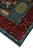 Aria Henrietta Red/Blue Rug, 9'1" x 12'4"