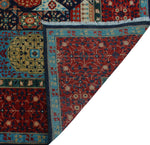 Aria Henrietta Red/Blue Rug, 9'1" x 12'4"