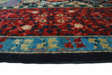 Aria Henrietta Red/Blue Rug, 9'1" x 12'4"