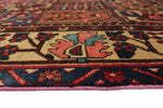 Vintage Vickey Red/Ivory Runner, 4'8" x 10'0"
