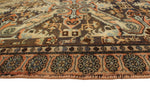 Semi Antique Ajer Green/Ivory Rug, 3'2" x 9'9"