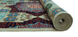 Aria Irwin Ivory/Blue Rug, 9'0" x 12'2"