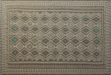 Winchester Anis Ivory/Brown Rug, 6'10" x 9'11"