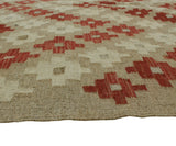 Winchester Ridley Brown/Red Rug, 4'9" x 6'6"