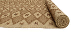 Winchester Tully Ivory/Brown Rug, 4'9" x 6'2"