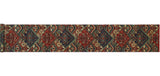 Aria Otmane Red/Blue Runner, 2'7" x 18'6"