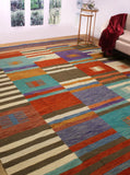 Winchester Inabat Ivory/Orange Rug, 10'1" x 12'10"