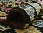 Balochi Balziya Black/Purple Rug, 9'0" x 11'11"