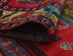 Vintage Andrus Red/Beige Runner, 4'9" x 8'9"