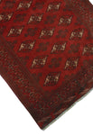 Vintage Meruert Rust/Brown Rug, 3'8" x 4'10"