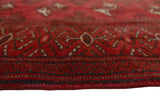 Vintage Meruert Rust/Brown Rug, 3'8" x 4'10"