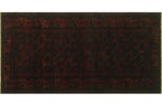 Semi Antique Irada Black/Red Rug, 3'1" x 6'0"