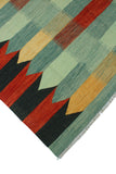 Winchester Abzari Green/Rust Rug, 7'1" x 9'8"
