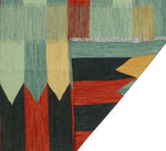 Winchester Abzari Green/Rust Rug, 7'1" x 9'8"